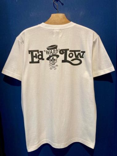 EDWARD LOW ”Skull Logo" S/S Tee (WHITE)