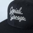 GAVIAL / flat visor cap (BLACK)