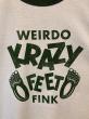 WEIRDO/KRAZY FEET - TWO TONE T-SHIRTS (GREEN)