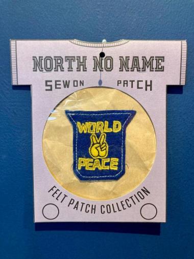 North No Name/ FELT PATCH (PEACE)