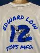 EDWARD LOW / ”TOYS MFG.” 3/4 Raglan Tee (WHITE)