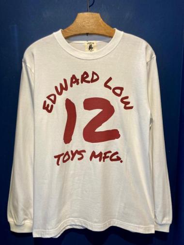 EDWARD LOW / ”TOYS MFG.” L/S Tee (WHITE)