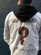 NORTH NO NAME/”GET THE MESSAGE?” CORCH JACKET(WHT)