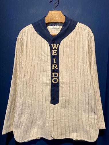 WEIRDO / MECHANICAL TOYS -L/S BASEBALL SH (NAVY)