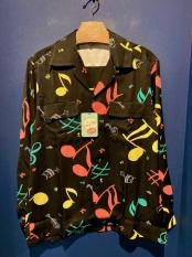 The Groovin High/ 50s L/S Shirt - Musical note