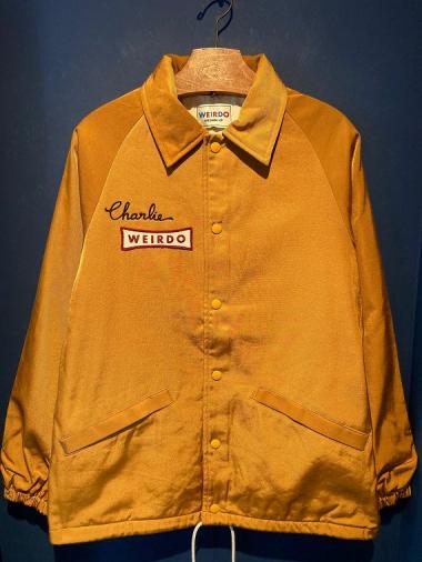 WEIRDO  HOTROD CRAZY - COACH JACKET (MUSTARD)