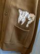 EDWARD LOW ”LOW?” SWEAT CARDIGAN (BROWN)