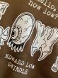EDWARD LOW ”LOW?” SWEAT CARDIGAN (BROWN)