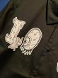 EDWARD LOW ”LOW?” COACH JACKET (BLACK)