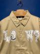 EDWARD LOW ”LOW?” COACH JACKET (BEIGE)