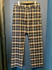 GAVIAL / check pants (NAVY)