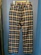 GAVIAL / check pants (NAVY)