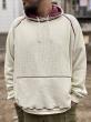 NORTH NO NAME / TWO TONE RABBIT HOODIE (BURG)