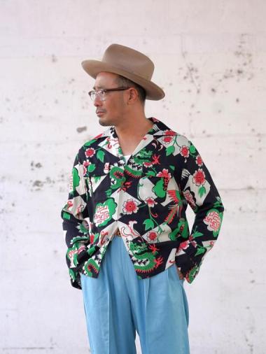 【予約商品】The Groovin High/50s L/S Shirt / Dragon Bird