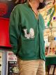 EDWARD LOW ”LOW?” SWEAT CARDIGAN (GREEN)