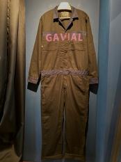 GAVIAL / L/S jumpsuits (BLACK)