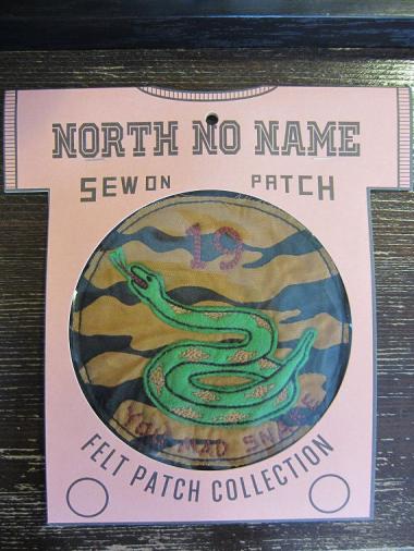 North No Name　FELT PATCH (MAD SNAKE)