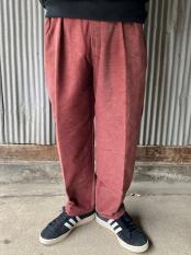 NORTH NO NAME/ TWO TUCK CORDUROY TROUSERS(BRG)