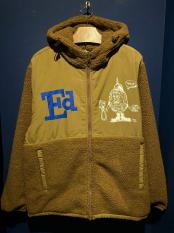 Vinny×EDWARD LOW ”FAN CLUB” FLEECE PARKA (BROWN)