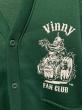Vinny×EDWARD LOW ”FAN CLUB” SWEAT CARDIGAN (GREEN)