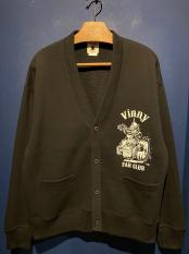 Vinny×EDWARD LOW ”FAN CLUB” SWEAT CARDIGAN (BLACK)