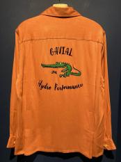 GAVIAL / l/s bowling shirts (PINK)