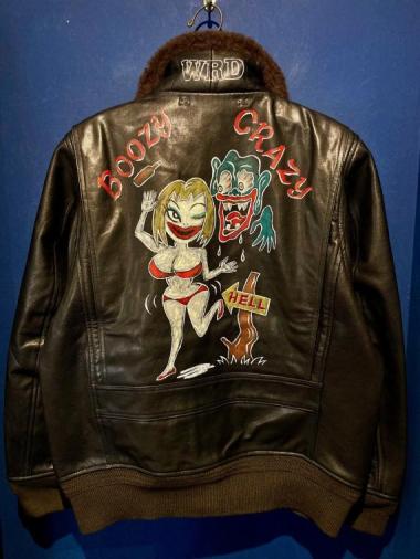 WEIRDO/BOOZY & CRAZY - G1 TYPE JACKET "HAND PAINT"
