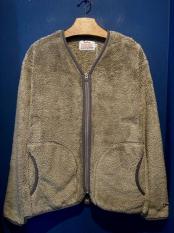 Healthknit / Sherpa Fleece Zip cardigan (MOCHA)