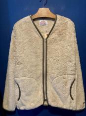Healthknit / Sherpa Fleece Zip cardigan (BEIGE)