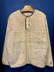 Healthknit / Sherpa Fleece Henry Neck (BEIGE)