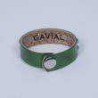 GAVIAL / two line studs wristband”Diago” (GREEN)