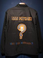 NORTH NO NAME/”GET THE MESSAGE?” CORCH JACKET(BLK)