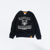 【予約商品】GAVIAL GARAGE /  kids pullover sweat_college