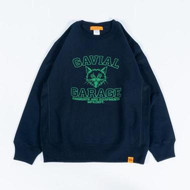 【予約商品】GAVIAL GARAGE /  pullover sweat_college