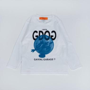 【予約商品】GAVIAL GARAGE /  kids l/s tee_GDOG
