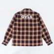 【予約商品】GAVIAL / l/s check shirts_プリント有り