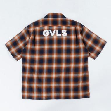 【予約商品】GAVIAL / s/s check shirts_プリント有り