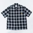 【予約商品】GAVIAL / s/s check shirts_プリント有り