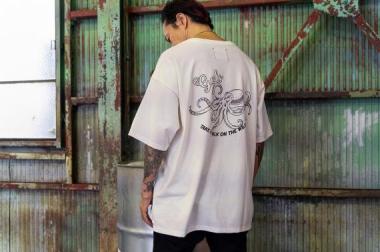【予約商品】GAVIAL / s/s big tee_octopus