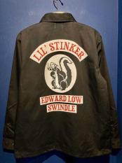 EDWARD LOW ”LIL’ STINKER” COACH JACKET (BLACK)