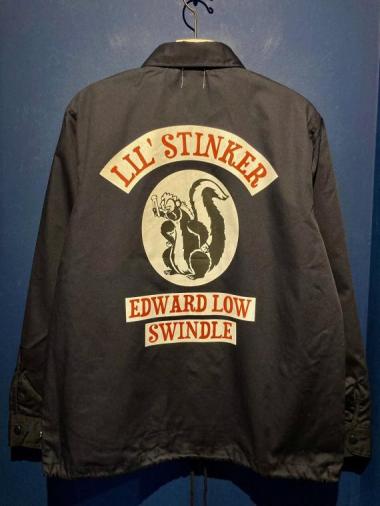 EDWARD LOW ”LIL’ STINKER” COACH JACKET (NAVY)