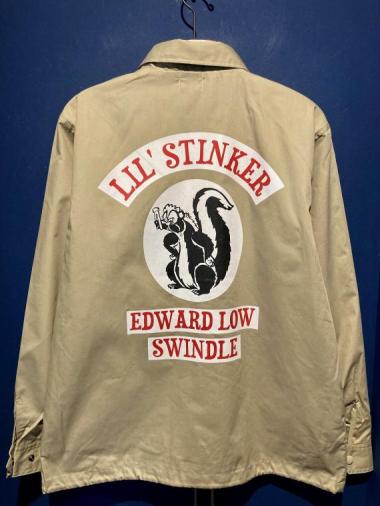 EDWARD LOW ”LIL’ STINKER” COACH JACKET (BEIGE)