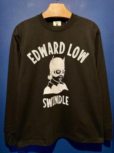 EDWARD LOW×Fz ”Cat Mask” L/S T (BLK)