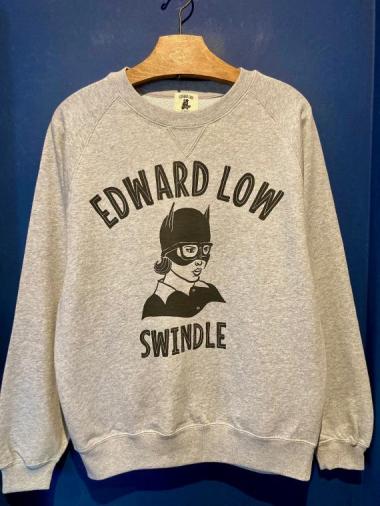 EDWARD LOW×Fz ”Cat Mask” SWEAT (GRAY)