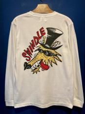 EDWARD LOW×Fz ”Bat&Wolf” L/S T (WHT)