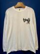 EDWARD LOW×Fz ”Bat&Wolf” L/S T (WHT)