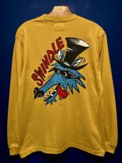 EDWARD LOW×Fz ”Bat&Wolf” L/S T (YEL)