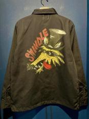 EDWARD LOW×Fz ”Bat&Wolf” COACH JACKET (NAVY)