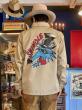 EDWARD LOW×Fz ”Bat&Wolf” COACH JACKET (BEIGE)