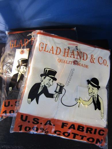 GLADHAND　WAFFLE　HENRY　L/S　T-SHIRTS